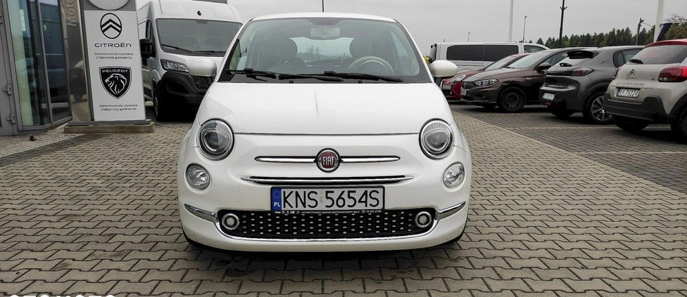 Fiat 500 cena 48500 przebieg: 39059, rok produkcji 2020 z Płoty małe 121